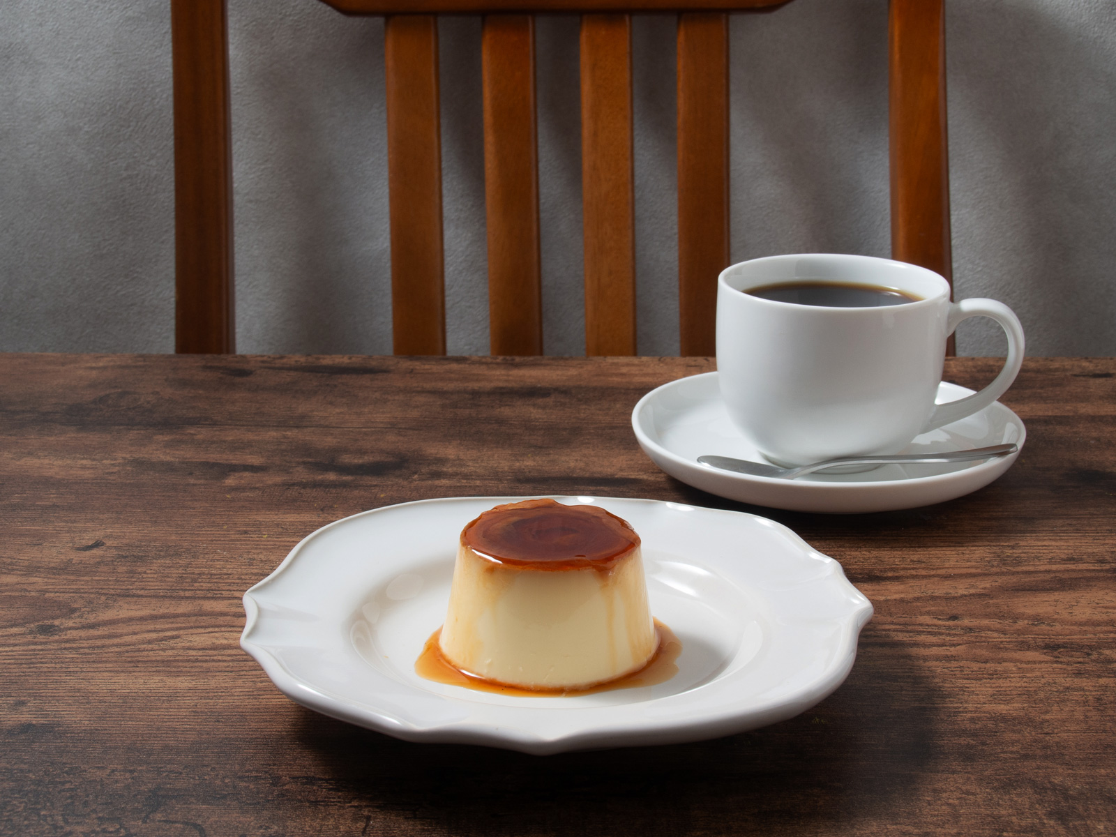 なめらかさを伝えるプリン 完成写真